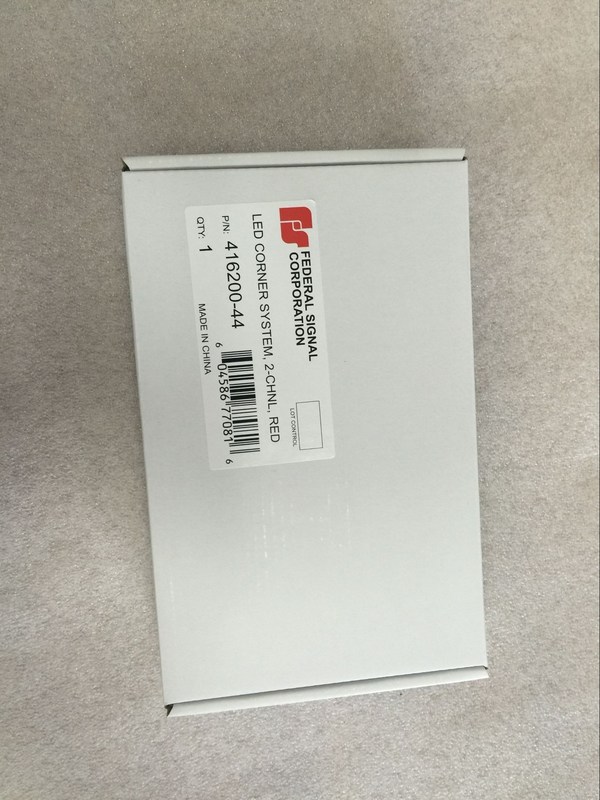 Federal Signal 416200-44 In-Line Corner LED System, 2 Red LED Heads with In-Line Flasher